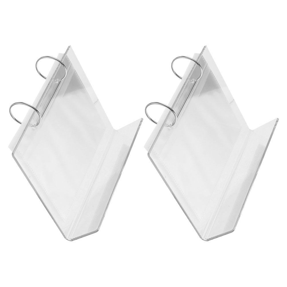 Clear Acrylic Book Stand Holder - 2 stuks fotoalbum, acryl, staand, transparant,