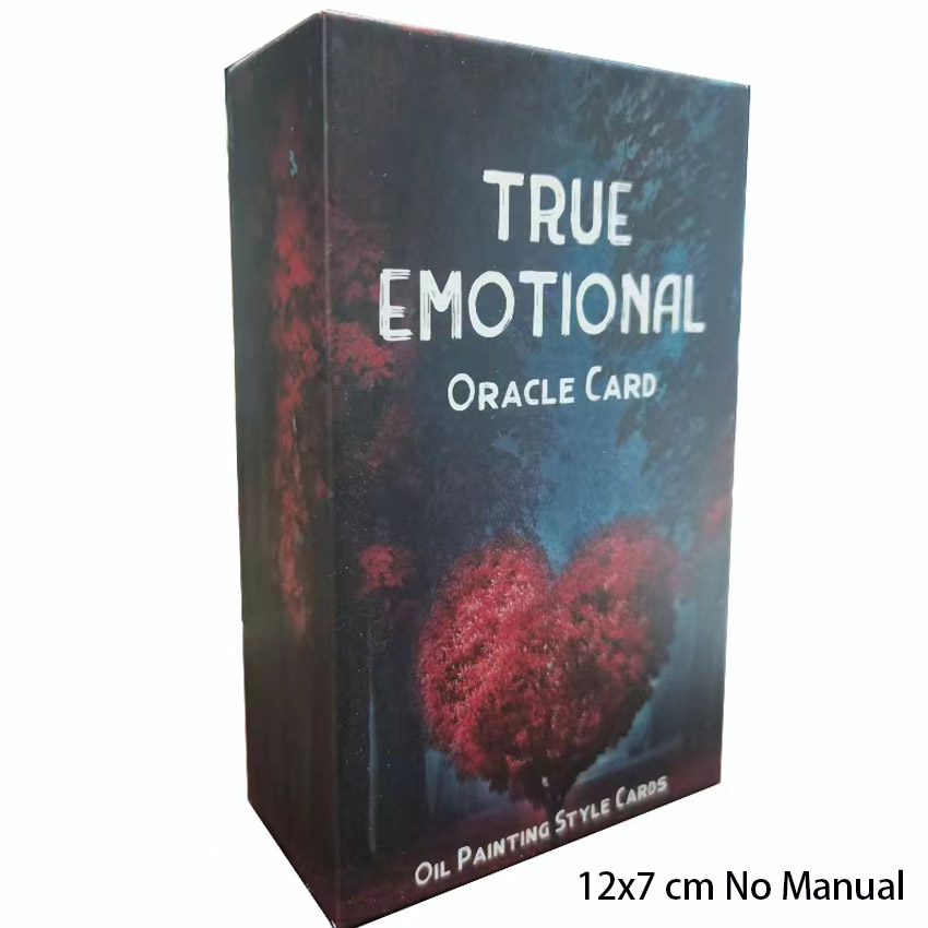 Tarot Deck With Guidebook - 12x7 cm Echte emotionele orakelkaartspellen Geen