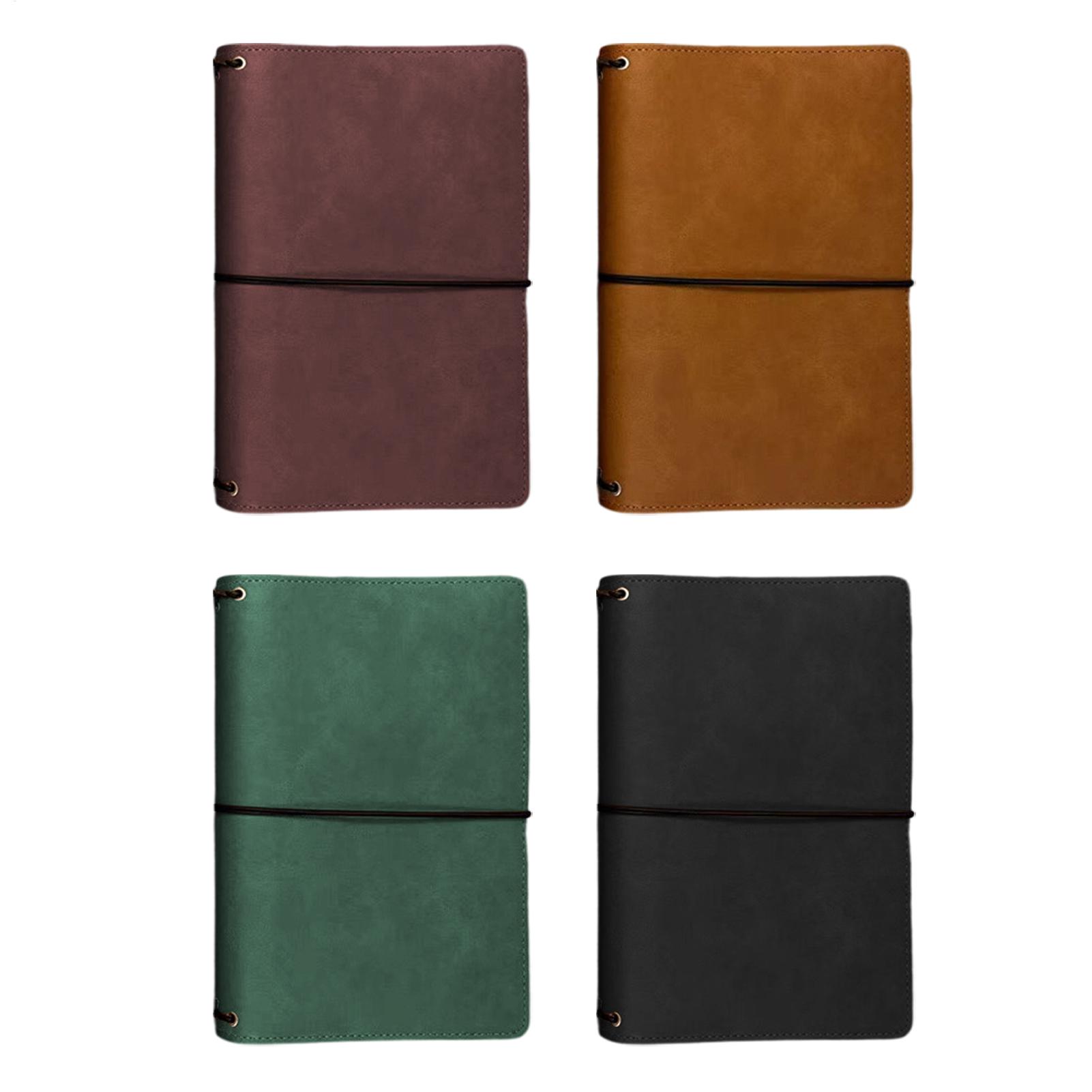 Vintage Leather Journal Notebook - A5-journalhoes, vintage PU-leer, beschermhoes voor dagboek,