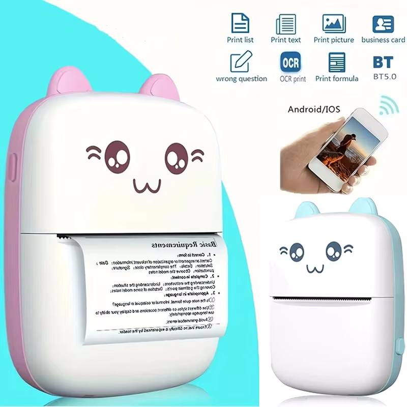 Mini draagbare thermische prin - Mini Pocket Thermal Printer Paper Roll recensie en prijs