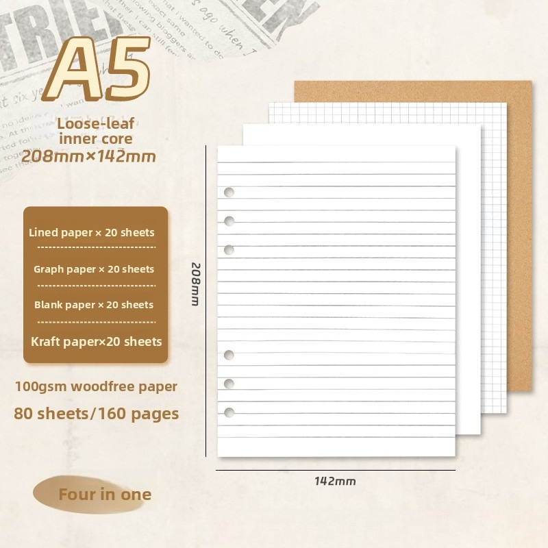 A5 losbladig notitieboekje, na - A5 Spiral Dotted Grid Notebook recensie en prijs
