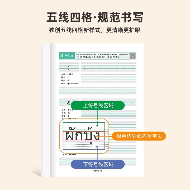 Thais handschrift-schrijfboek  - Chinese Calligraphy Practice Book recensie en prijs