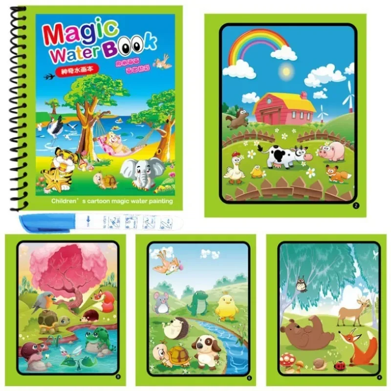 1pc Magic Water Coloring Book  - Reusable Water Magic Coloring Book recensie en prijs