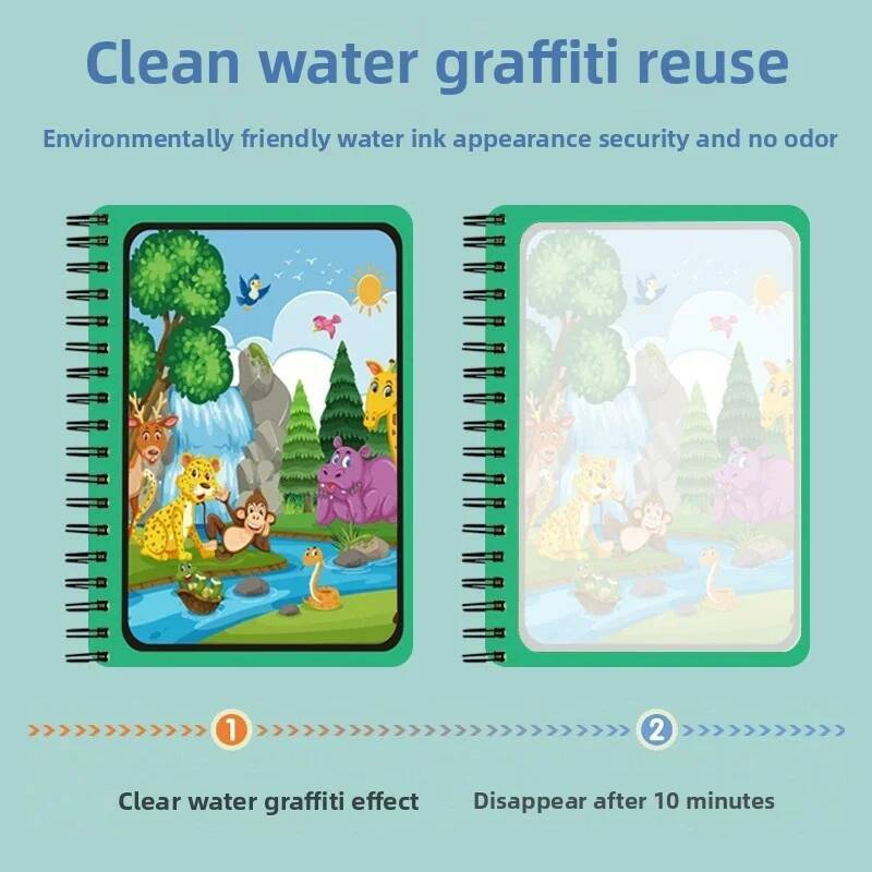 Montessori Speelgoed Magisch W - Reusable Water Magic Coloring Book recensie en prijs