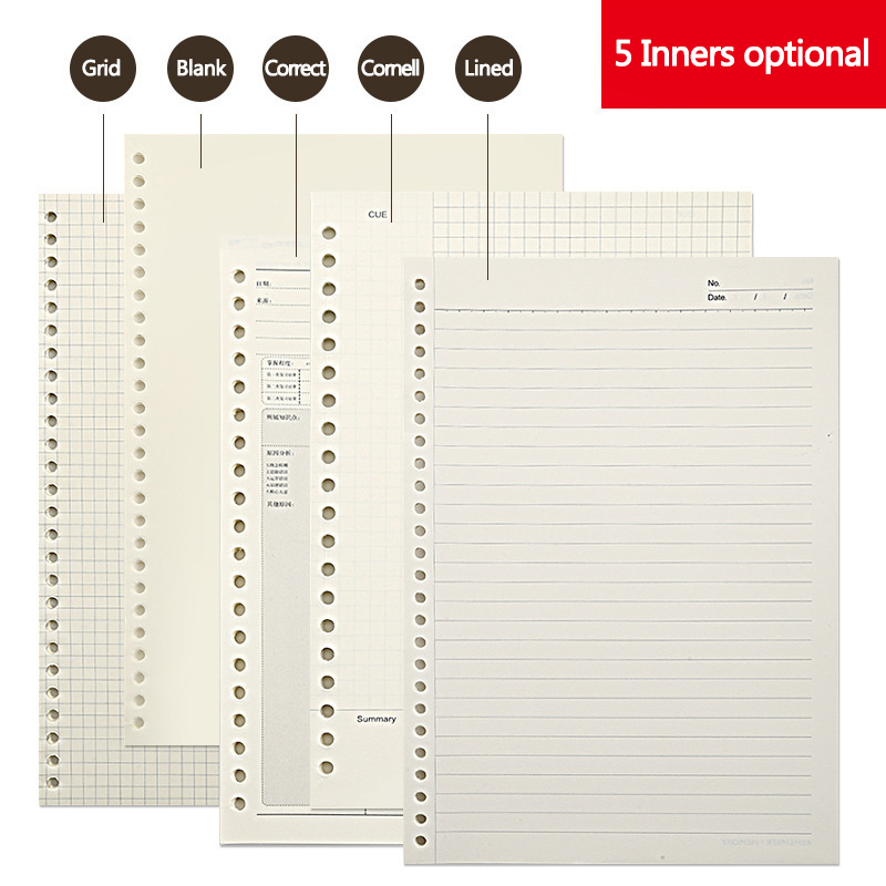 A5 B5 Lijnraster 20 Gaten Losb - A5 Spiral Dotted Grid Notebook recensie en prijs