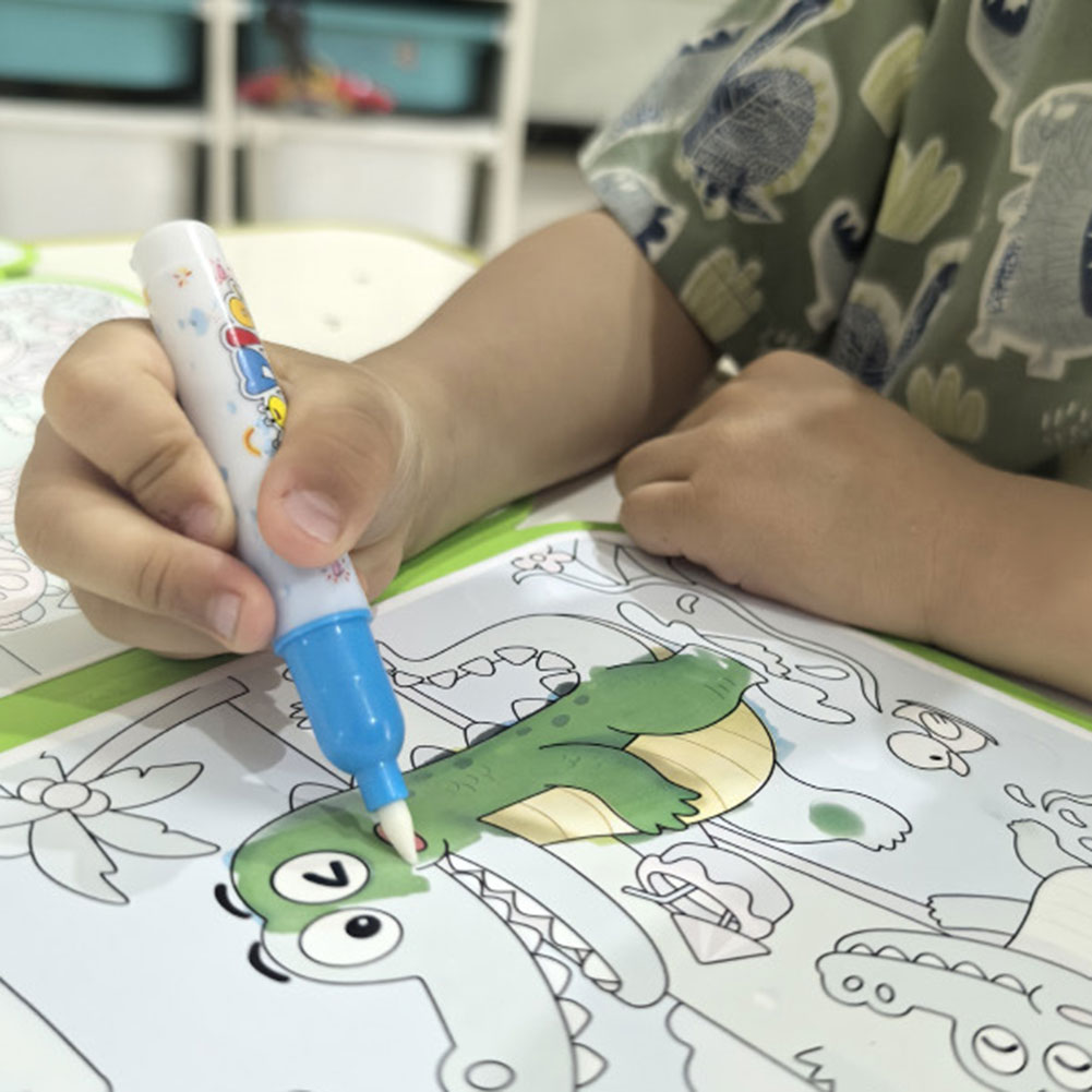 Kids Magics Waterkleurboeken H - Reusable Water Magic Coloring Book recensie en prijs