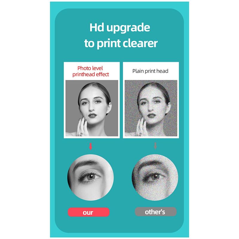 Clinch X5 draagbare mini draad - Mini Pocket Thermal Printer Paper Roll recensie en prijs