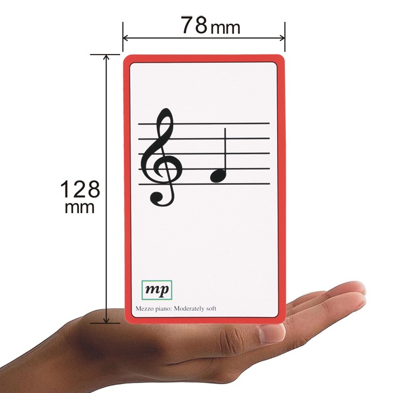 Muziek Flash Cards piano gitaa - Blank Sheet Music Notebook recensie en prijs
