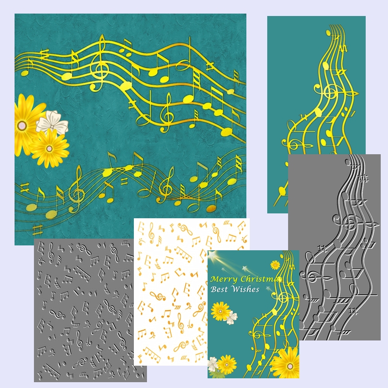 Hot Foil Plaat Vloeiende Notit - Blank Sheet Music Notebook recensie en prijs