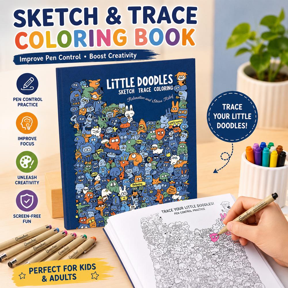 Schets- en kleurboekje, kleine - Adult Coloring Book Stress Relief recensie en prijs