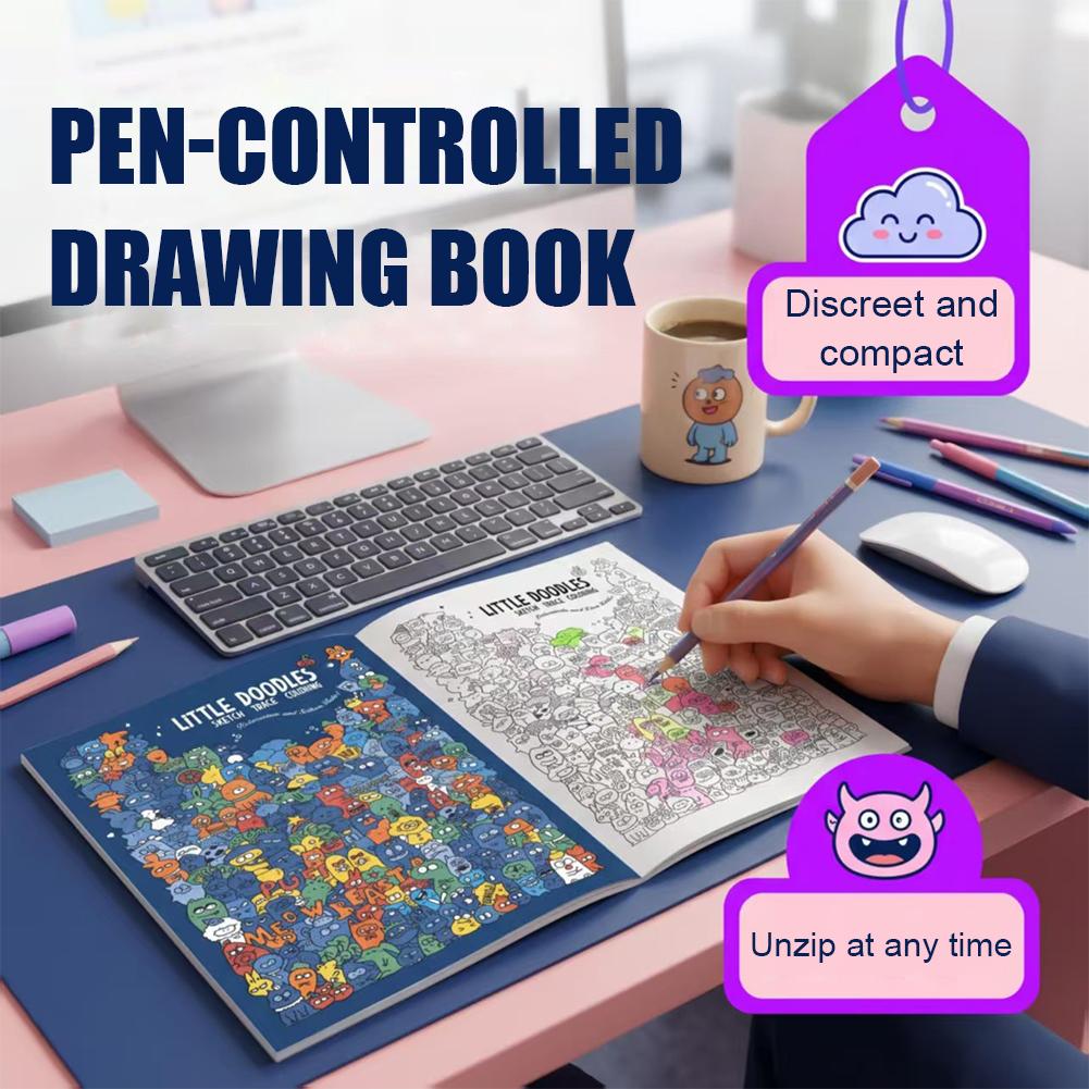 Schets- en kleurboekje, kleine - Adult Coloring Book Stress Relief recensie en prijs