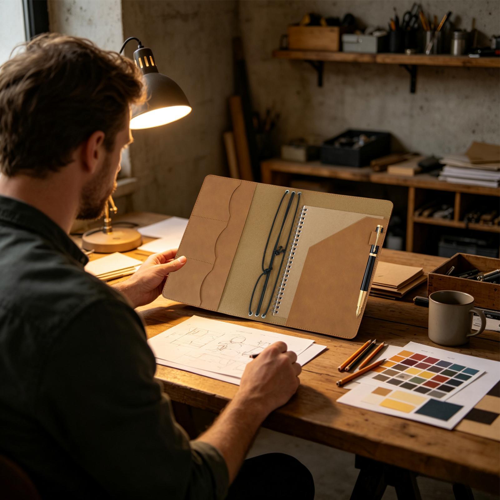 A5-journalhoes, vintage PU-lee - Vintage Leather Journal Notebook recensie en prijs