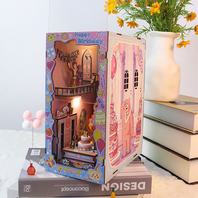 DIY Houten Boekenhoekje Plank  - Diy Wooden Book Nook Kit Shelf Insert recensie en prijs