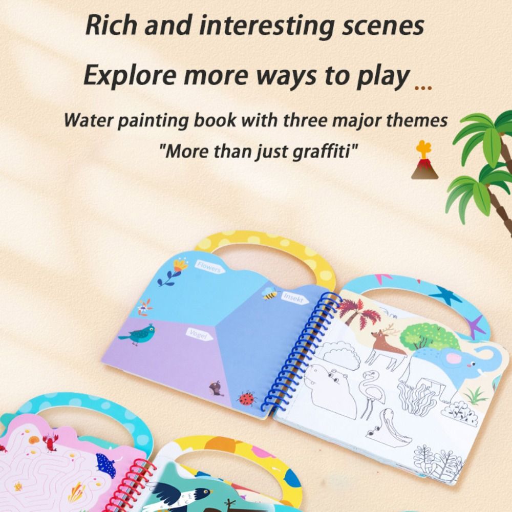 Herbruikbare watertekening Mon - Reusable Water Magic Coloring Book recensie en prijs